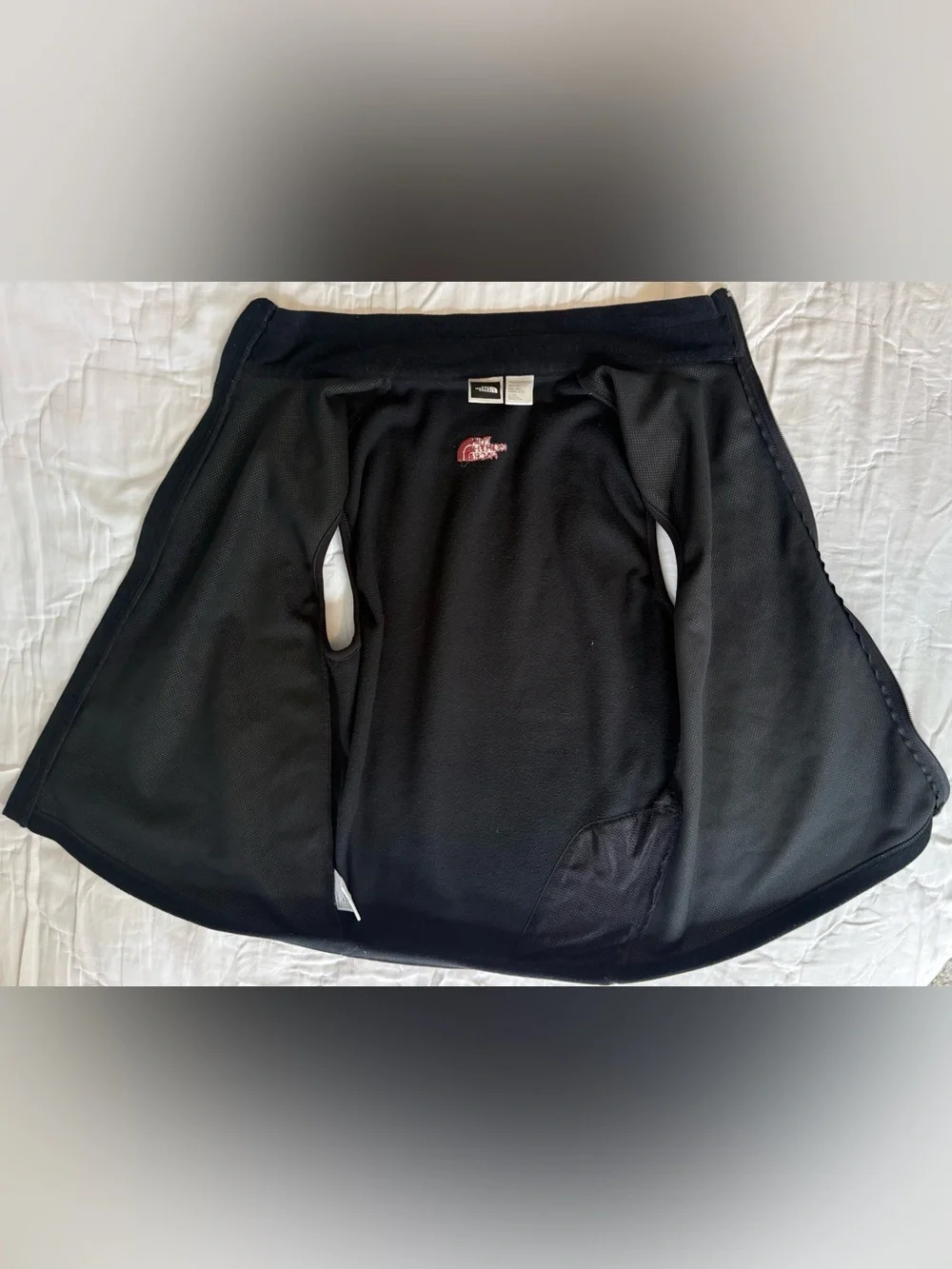 The North Face Gore Windstopper Fleece Vest Men’s Small Black Minimalist EUC